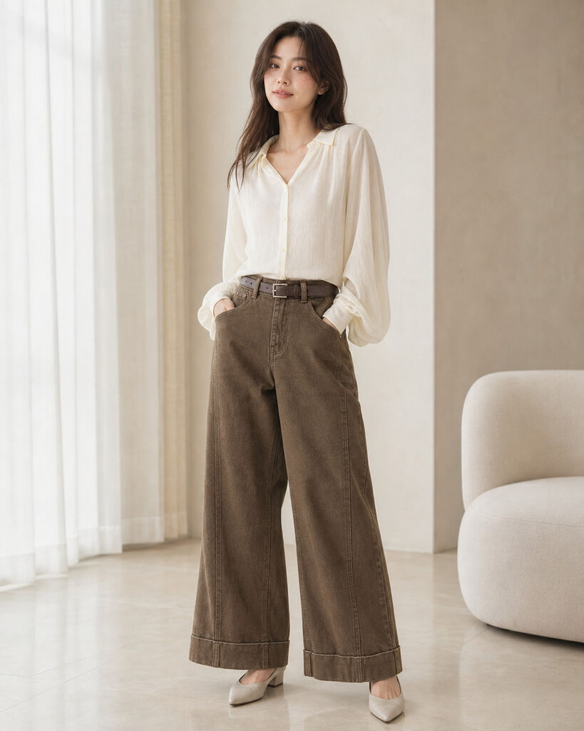 Jeans - BROWN