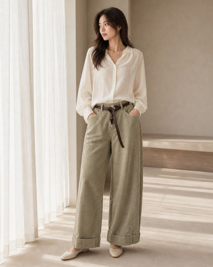 Jeans - KHAKI