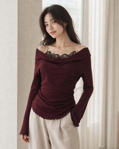 Top Long Sleeves - BORDO