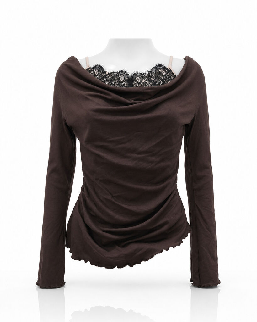 Top Long Sleeves - BROWN