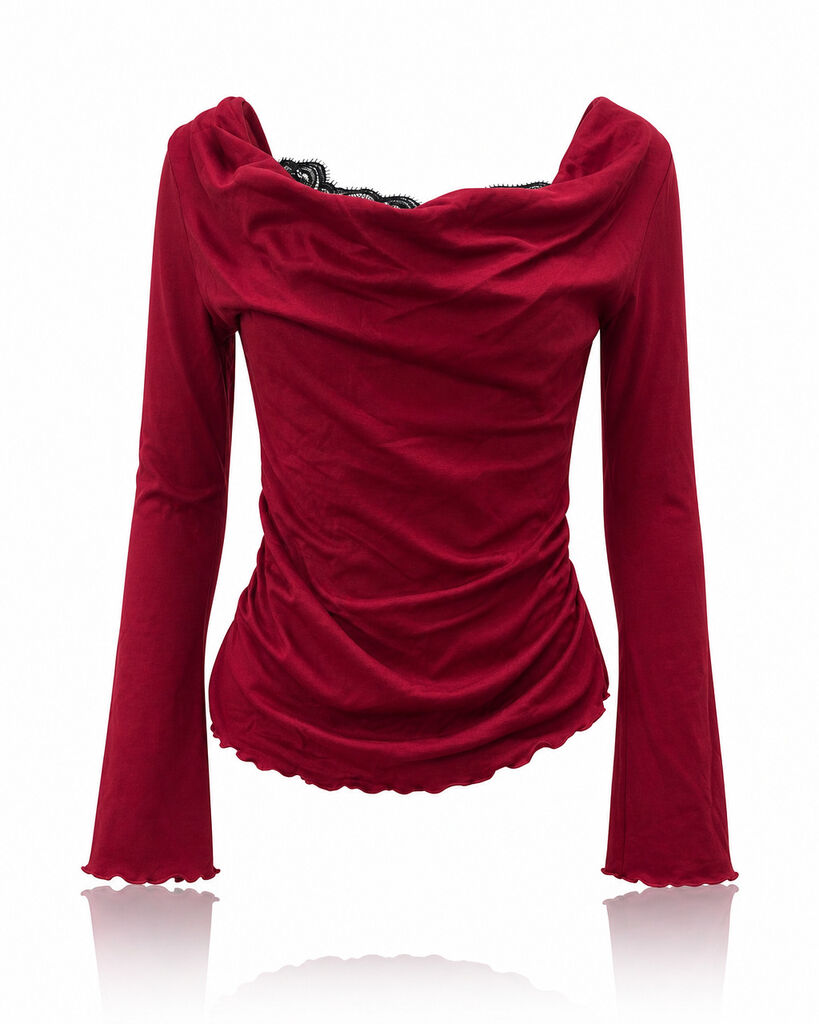 Top Long Sleeves - RED