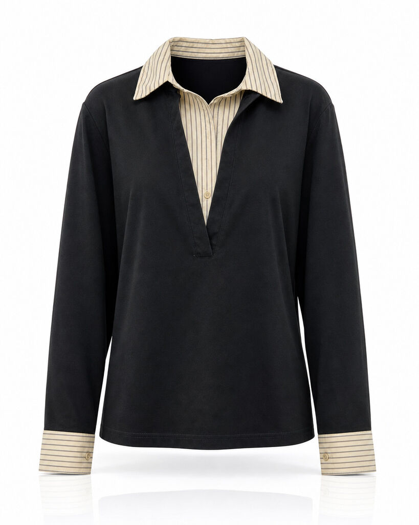 Top Long Sleeves - BLACK