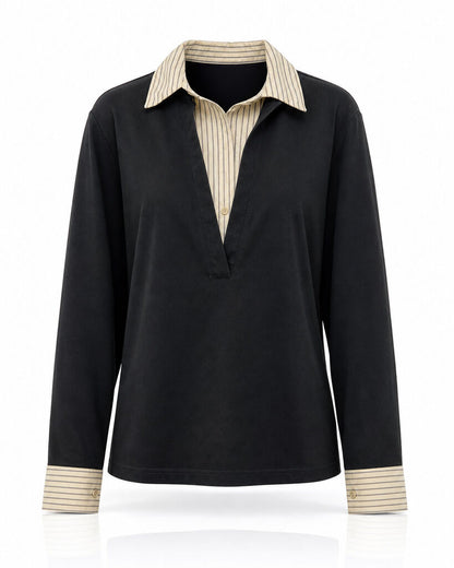 Top Long Sleeves - BLACK