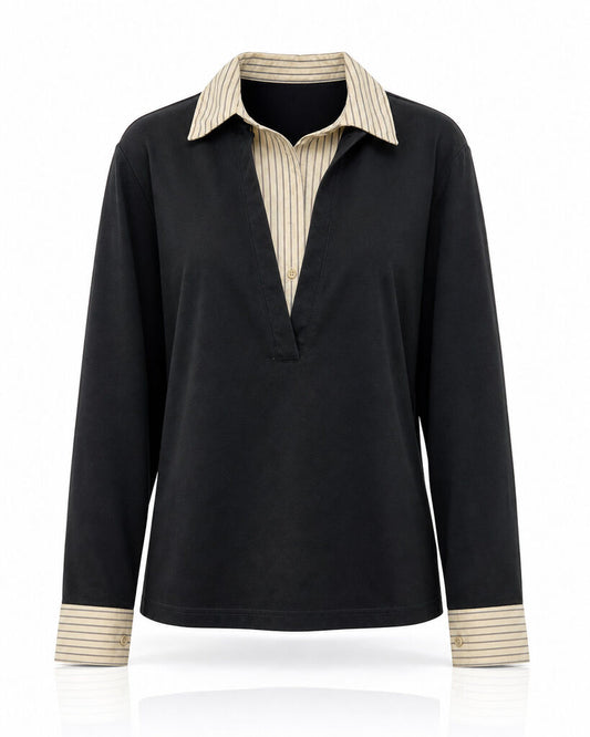 Top Long Sleeves - BLACK