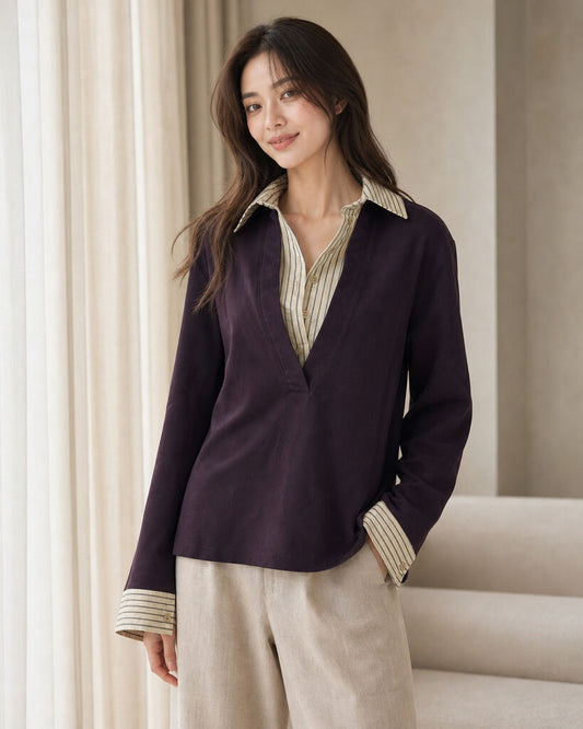 Top Long Sleeves - BORDO