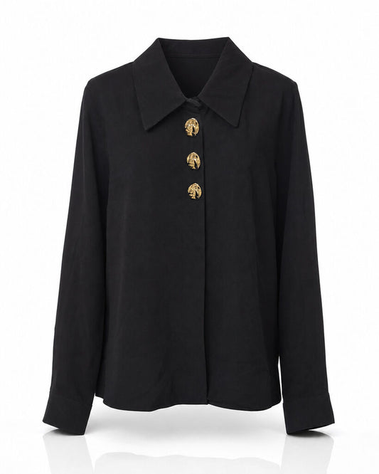 Top Long Sleeves - BLACK