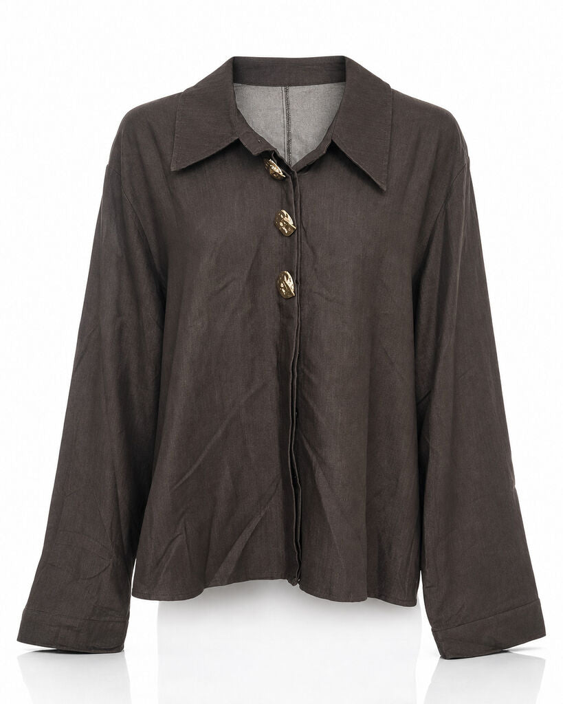 Top Long Sleeves - BROWN