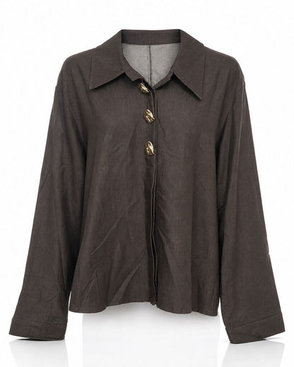 Top Long Sleeves - BROWN