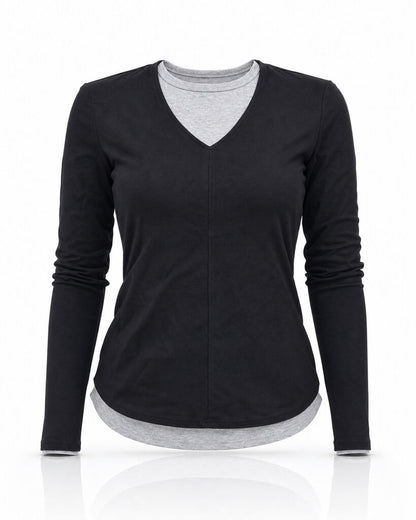 Top Long Sleeves - BLACK