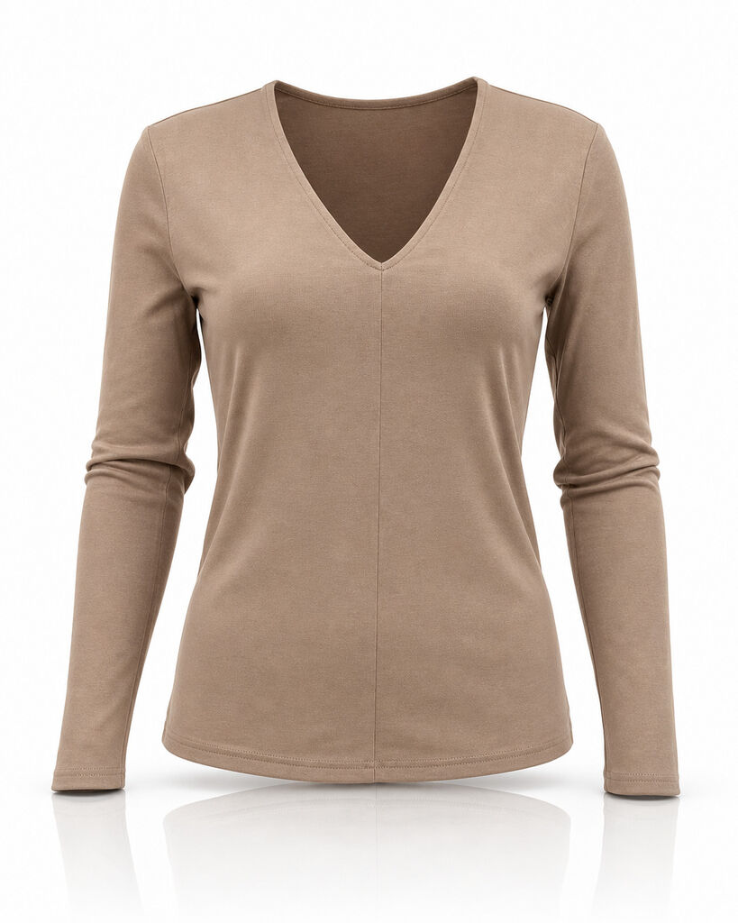 Top Long Sleeves - KHAKI
