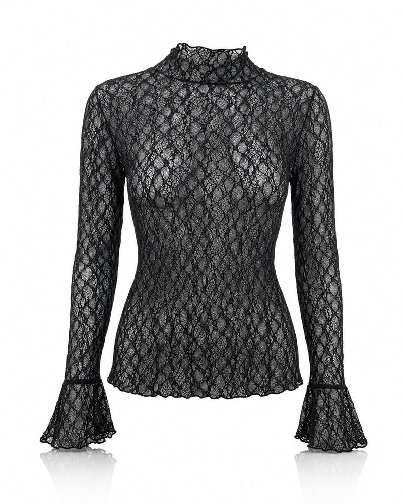 Top Long Sleeves - BLACK