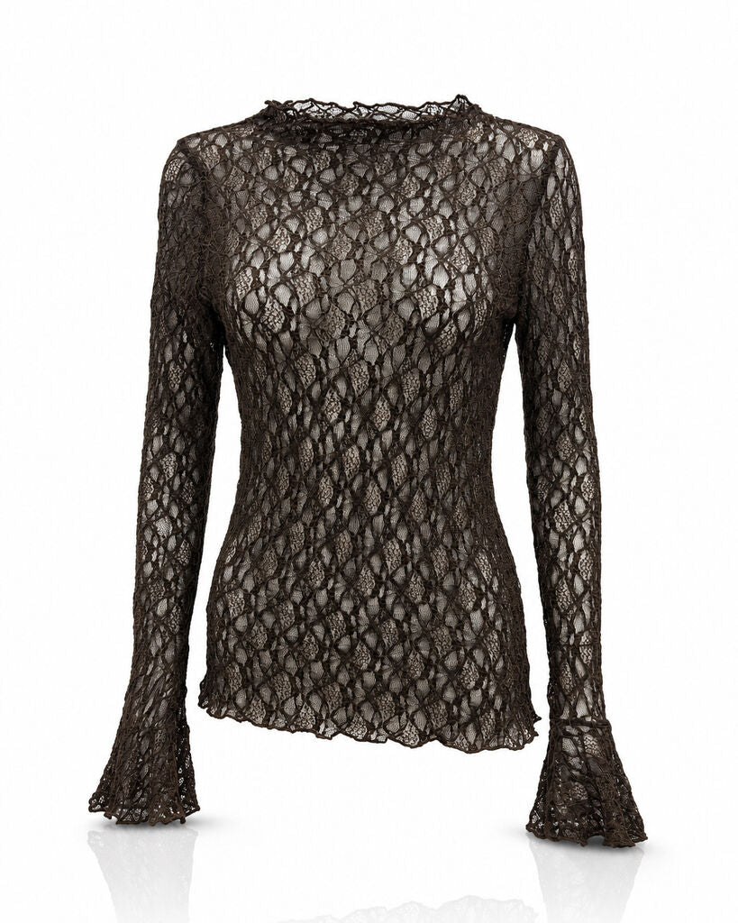 Top Long Sleeves - BROWN