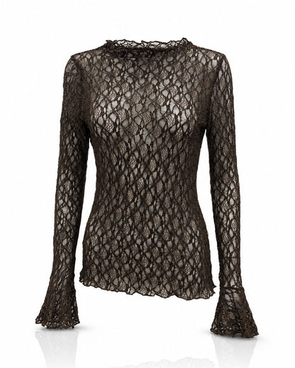 Top Long Sleeves - BROWN