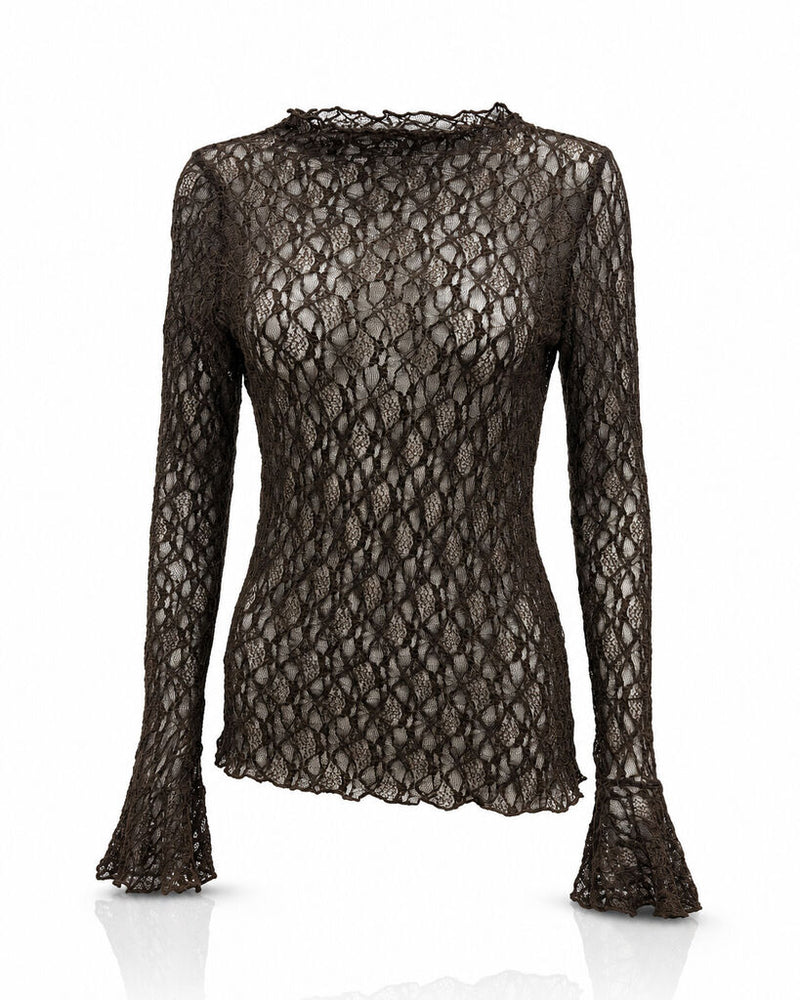 Top Long Sleeves - BROWN