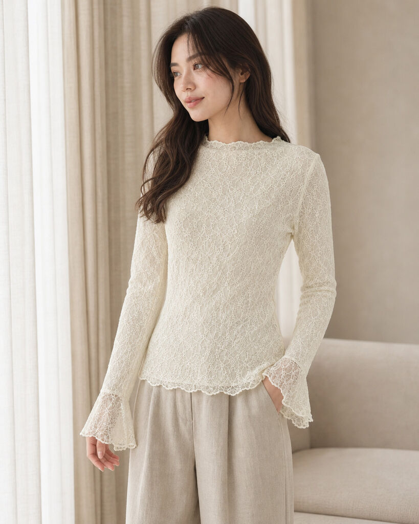 Top Long Sleeves - WHITE