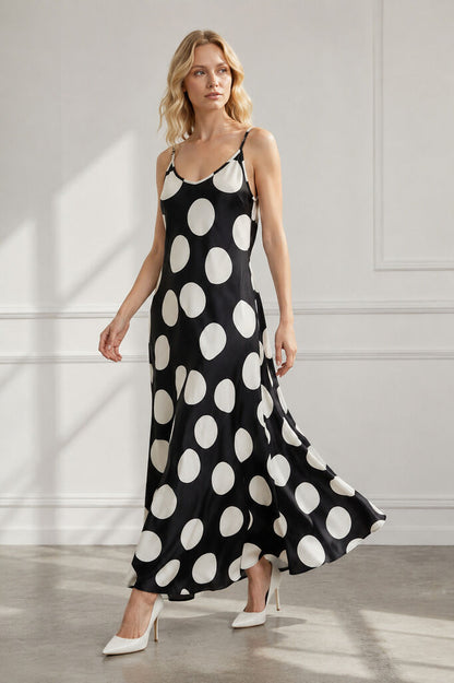 Dress Dot Print BLACK