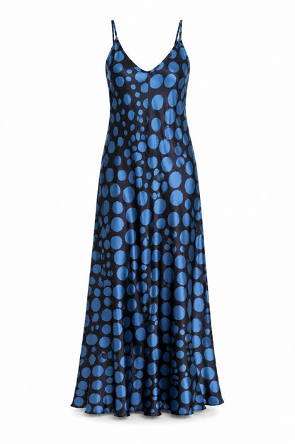 Dress Dot Print BROWN