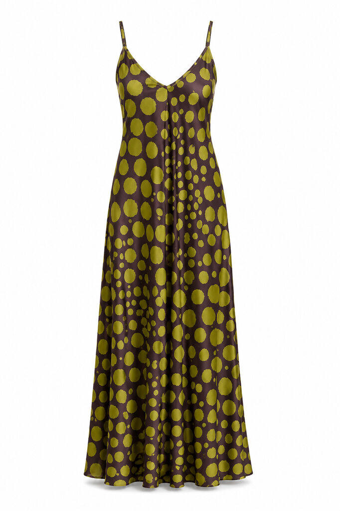 Dress Dot Print PRUGNA
