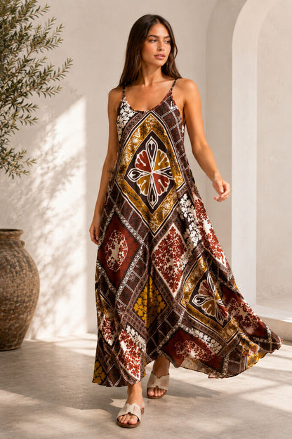 Dress - BROWN