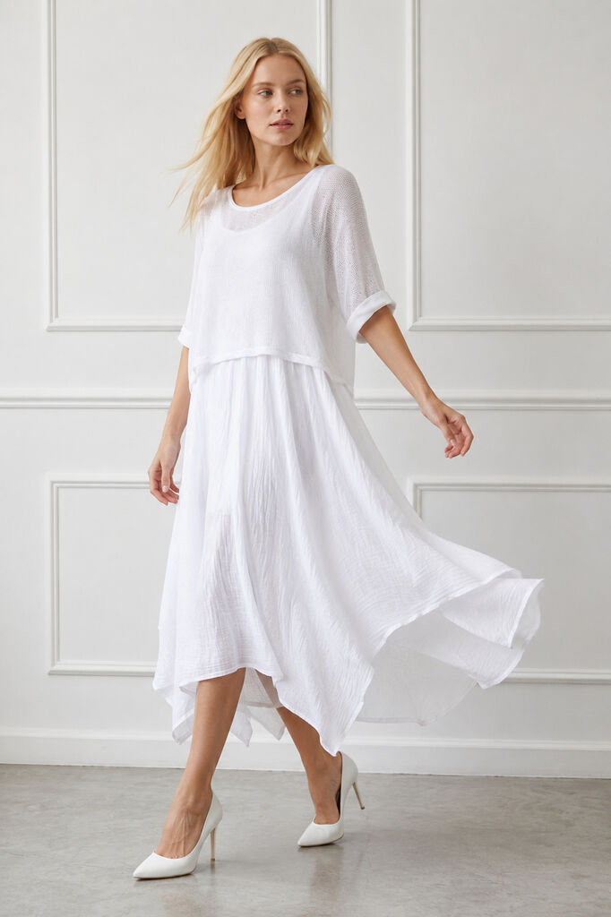 Top+Skirt - WHITE