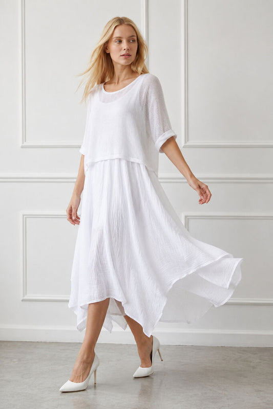 Top+Skirt - WHITE