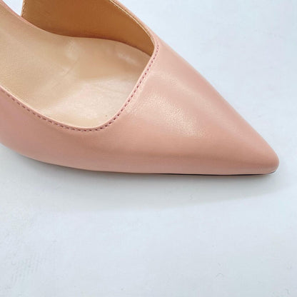 Blush Slingback Stiletto with Pointed Toe