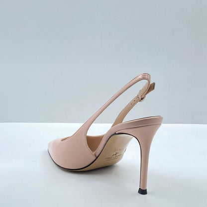 Blush Slingback Stiletto with Pointed Toe