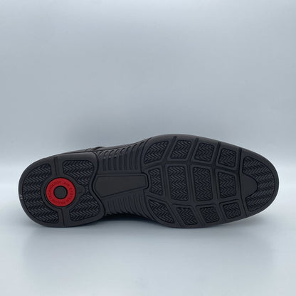 Dark Brown Leather Lace-Up Shoe with Subtle Stitching