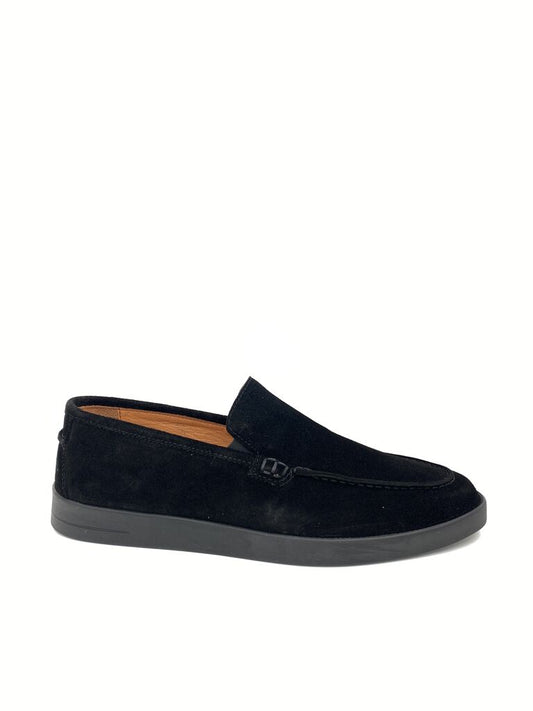 Black Suede Loafer Slip-On