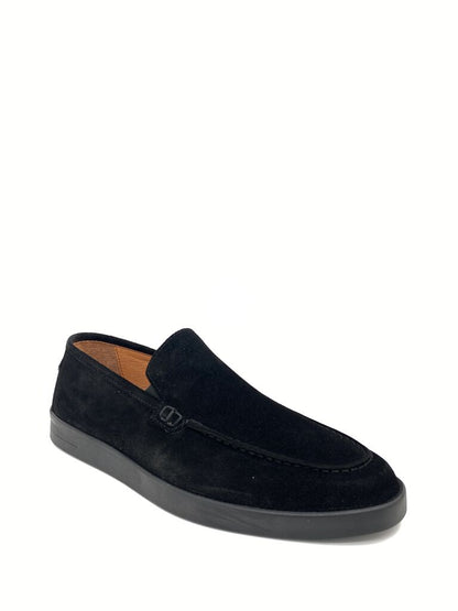 Black Suede Loafer Slip-On