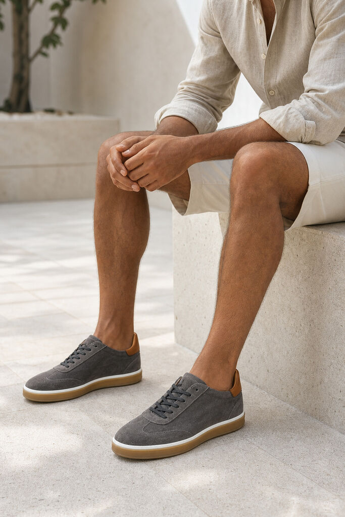 Sneaker Suede TAUPE