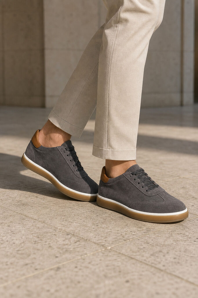 Sneaker Suede TAUPE