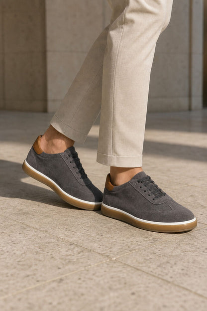 Sneaker Suede TAUPE