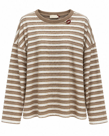 Sweatshirt - BEIGE