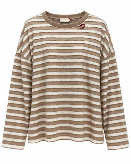 Sweatshirt - BEIGE