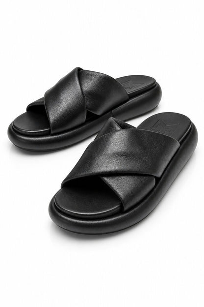 Slide Nappa BLACK