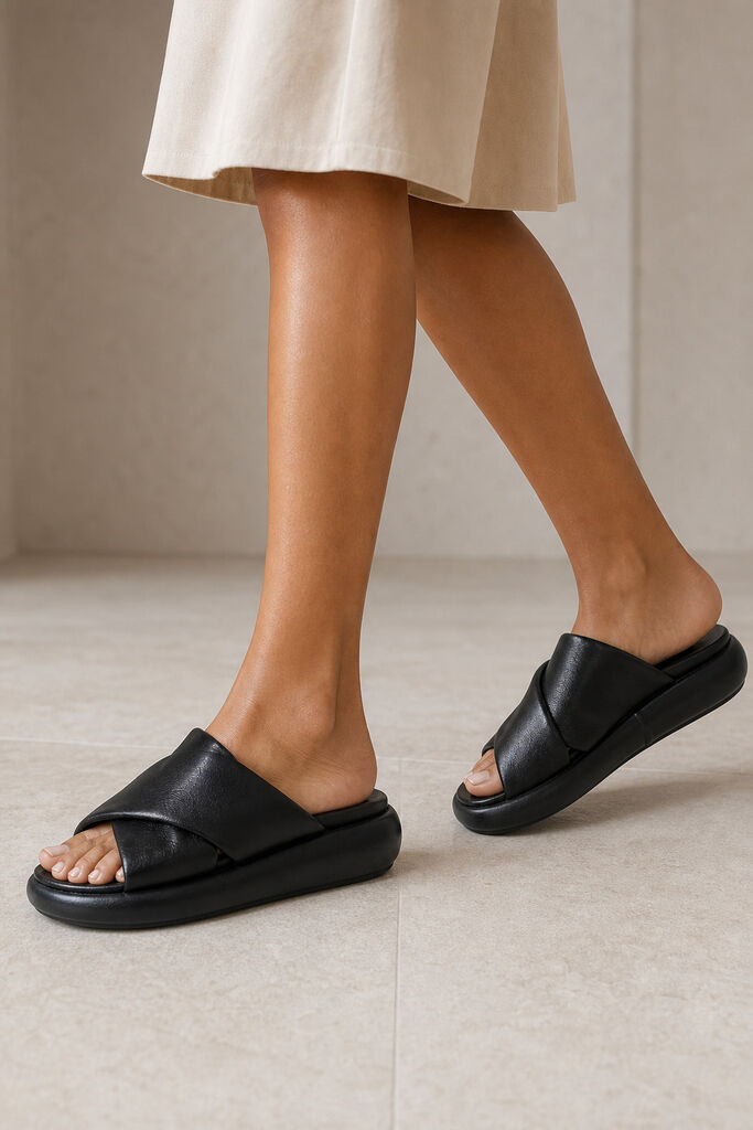 Slide Nappa BLACK
