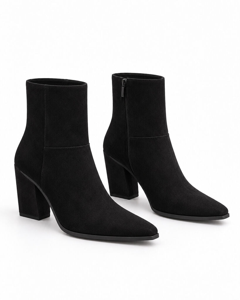 Ankle Boot Suede BLACK