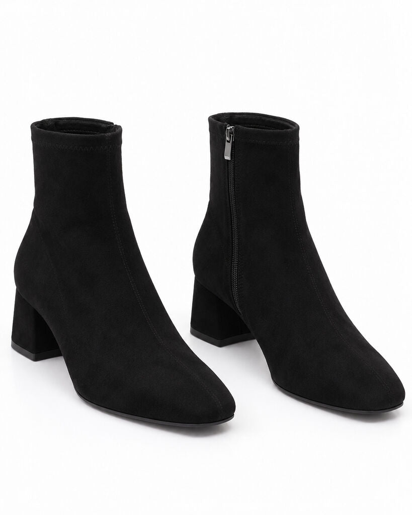 Ankle Boot Suede BLACK