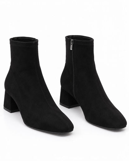 Ankle Boot Suede BLACK