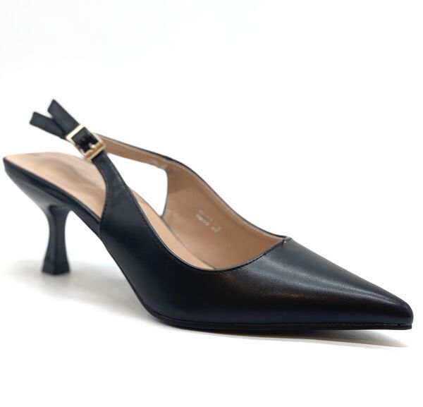 Sling-Back Nappa BLACK