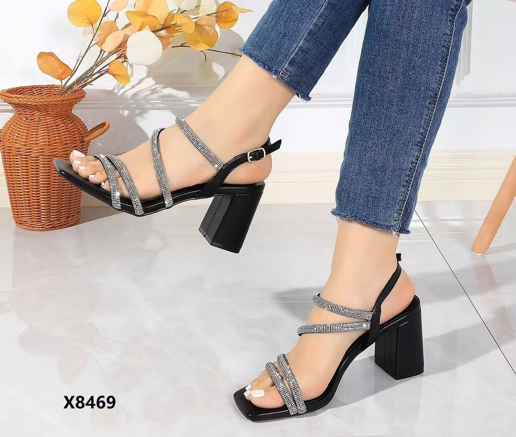 Sandal Strass BLACK
