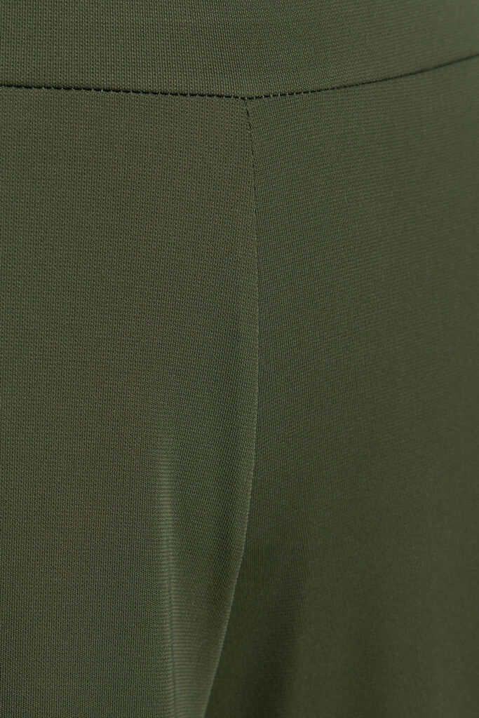 Olive Wide-Leg Pants