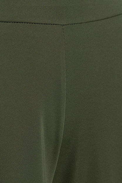 Olive Wide-Leg Pants