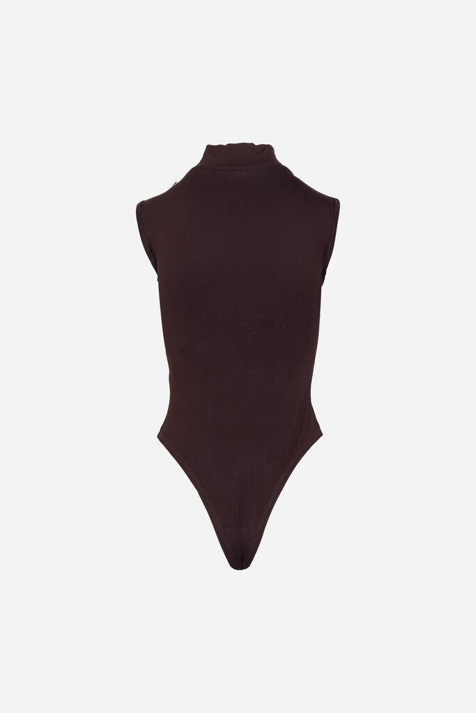 Black Lace Detail Bodysuit with Elegant Design