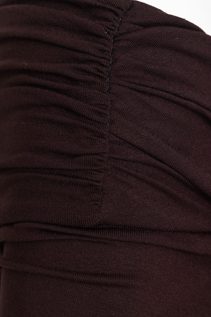 Chocolate Wrap Long Sleeve Bodysuit