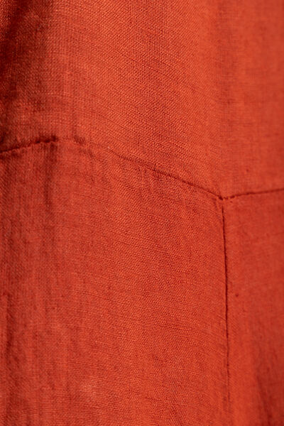 Terracotta Halter Jumpsuit with Wide-Leg Design