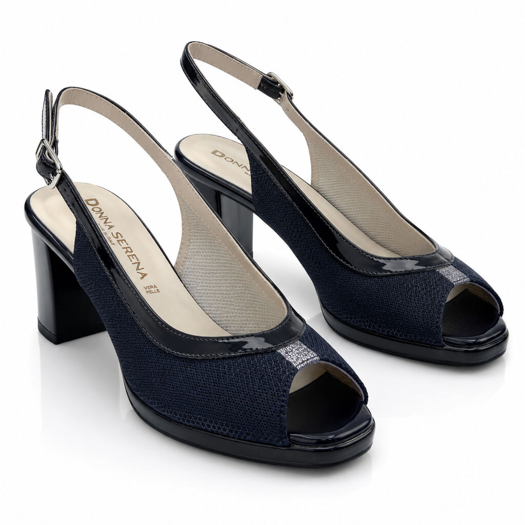 Sandal Nabuk BLU