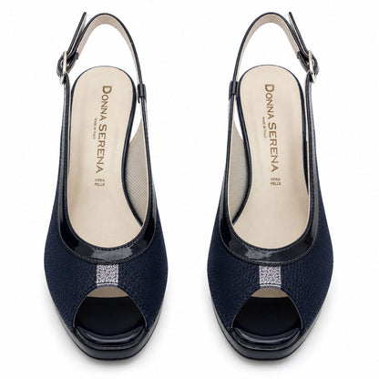 Sandal Nabuk BLU