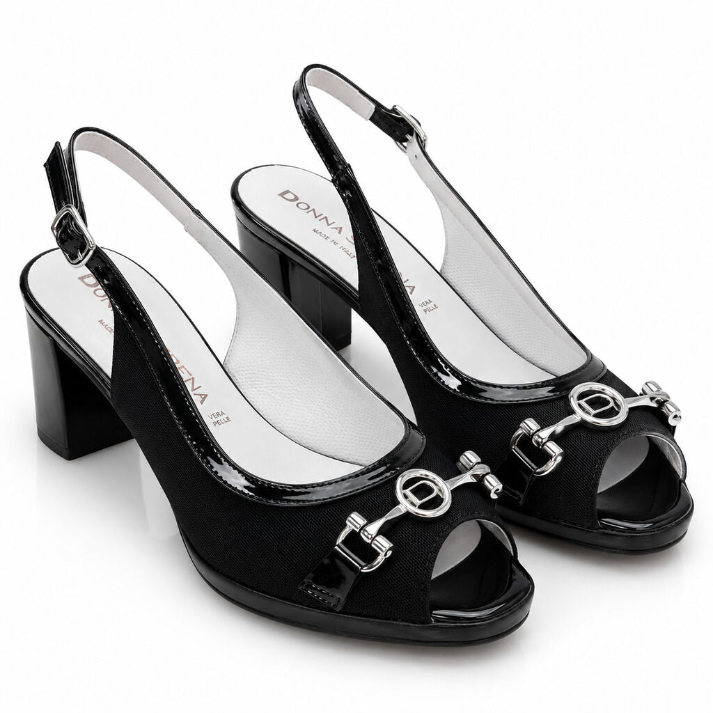 Sandal Canvas NERO